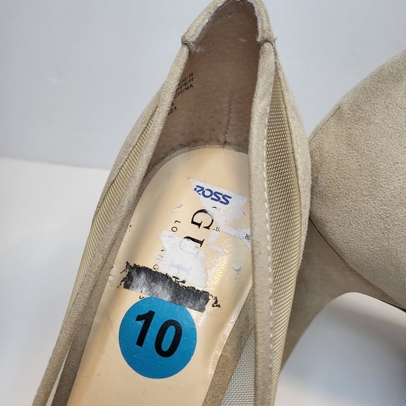 GUESS NUDE SPARKLE HEELS SIZE 10​ - Picture 5 of 9